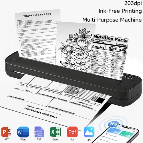 Portable thermal printer - a4,
