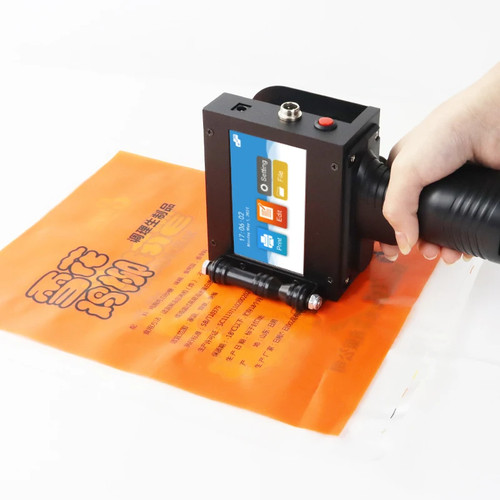 Handheld inkjet printer - , prints