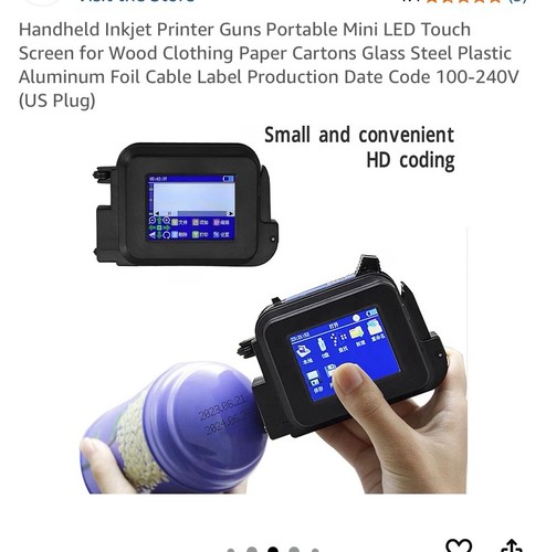 Handheld inkjet printer - handheld,