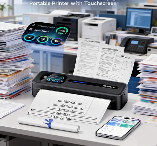 Touchscreen portable printer - touchscreen,