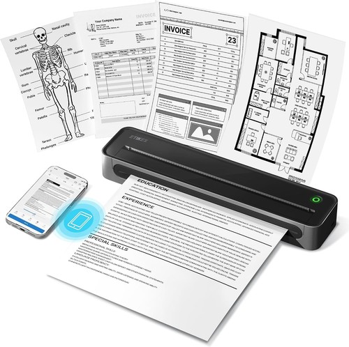 Portable thermal printer - portable, a4