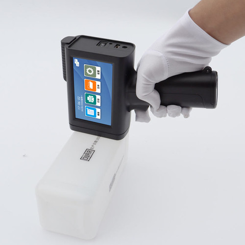Handheld inkjet printer - , prints