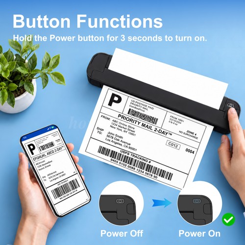 Wireless thermal printer - wireless,