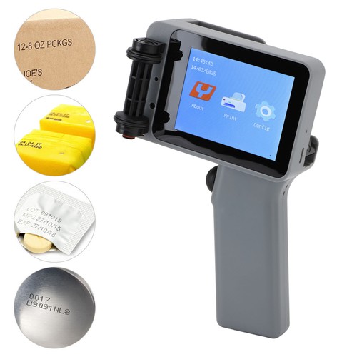 Handheld inkjet printer silver - printer,