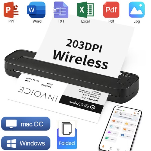 Portable wireless inkless - wireless,